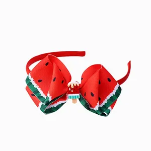 تل مو زنانه مدل یلدایی فانتری طرح هندوانه