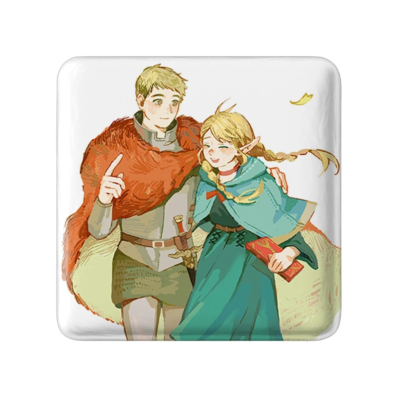 مگنت خندالو طرح مارسیل و لایوس انیمه خوشمزه در سیاه چال مدل مربعی کد 35911