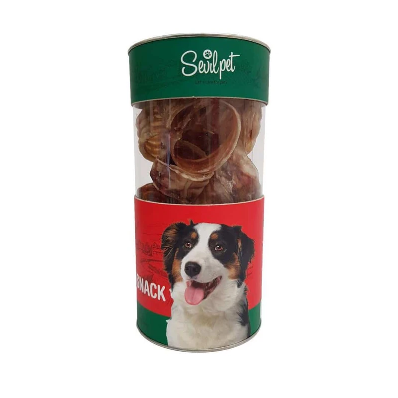 تشویقی سگ سویل پت مدل خرخره گاو وزن 120 گرم