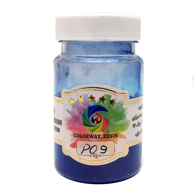 پودر رنگ رزین اپوکسی کالروی مدل ساده PS حجم 35 میلی لیتر