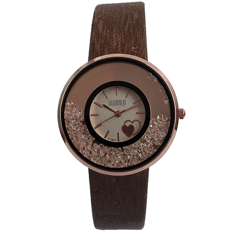 ساعت مچی عقربه ای دخترانه مدل دورشنی کد 420