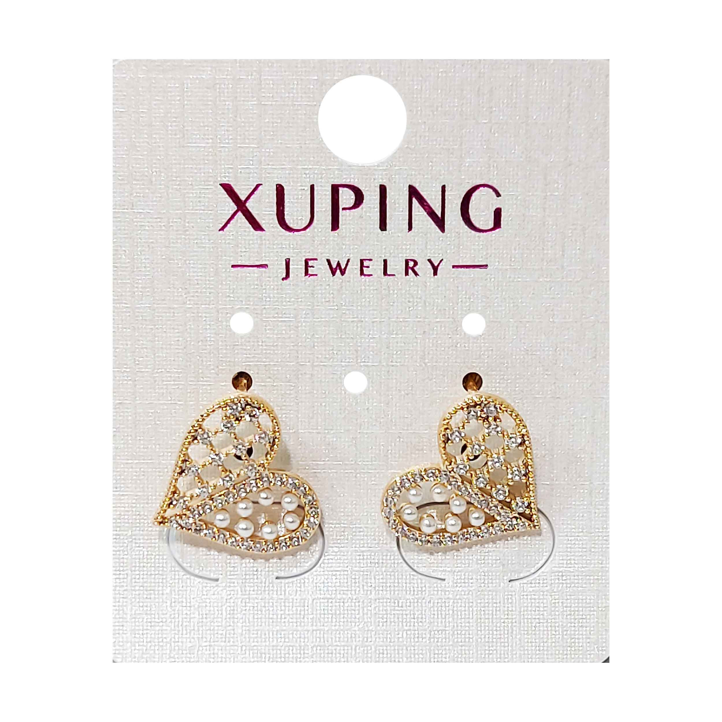 گوشواره زنانه ژوپینگ مدل قلب 7