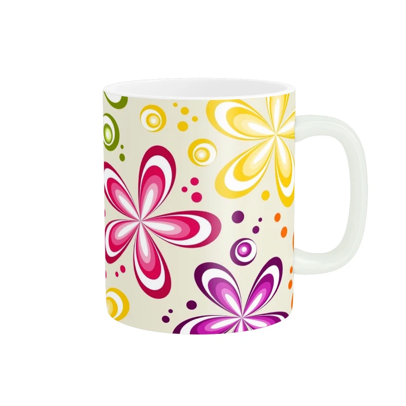 ماگ پاد آفرین طرح گل کد 1823