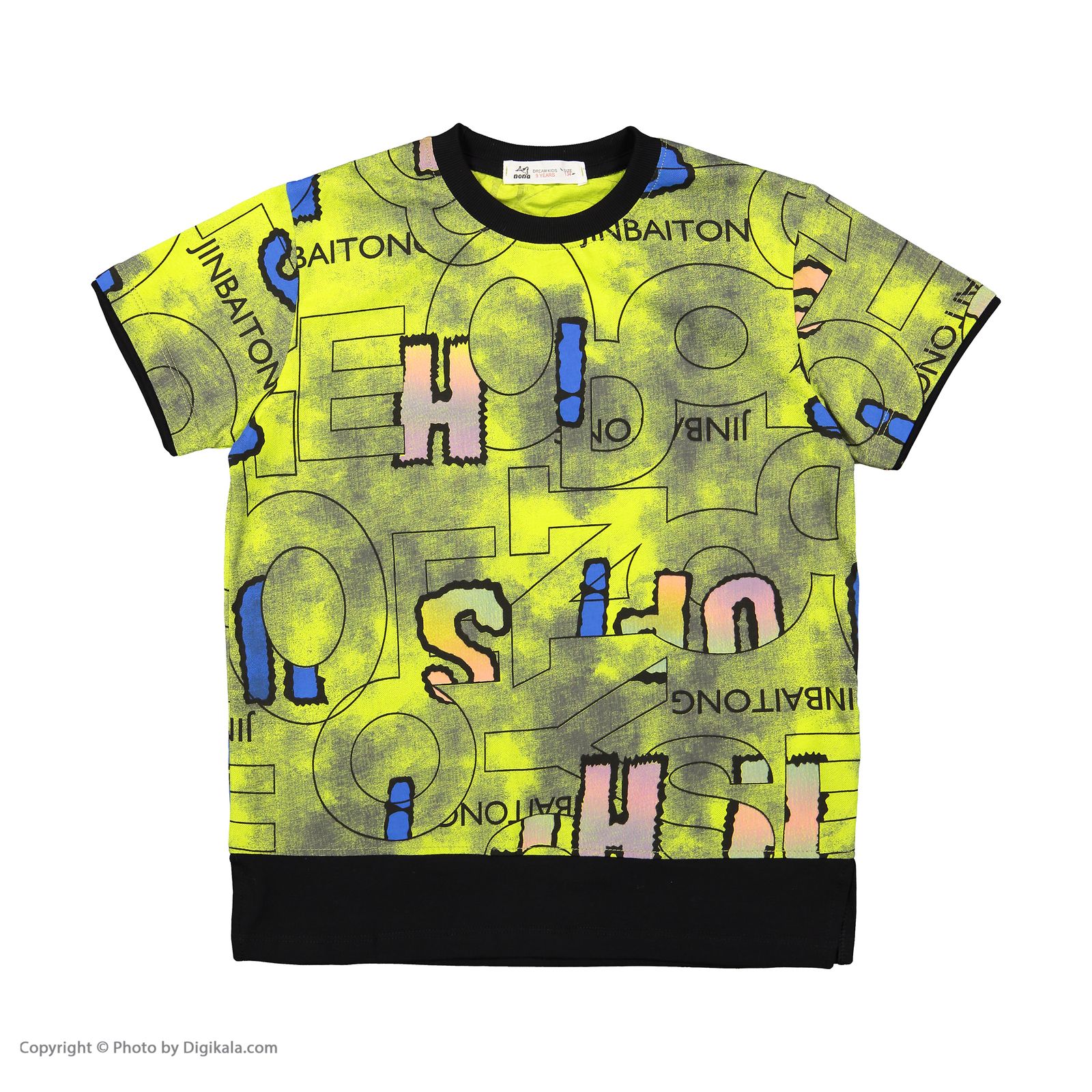 تی شرت آستین کوتاه پسرانه نونا مدل 2211816-23 - - 7