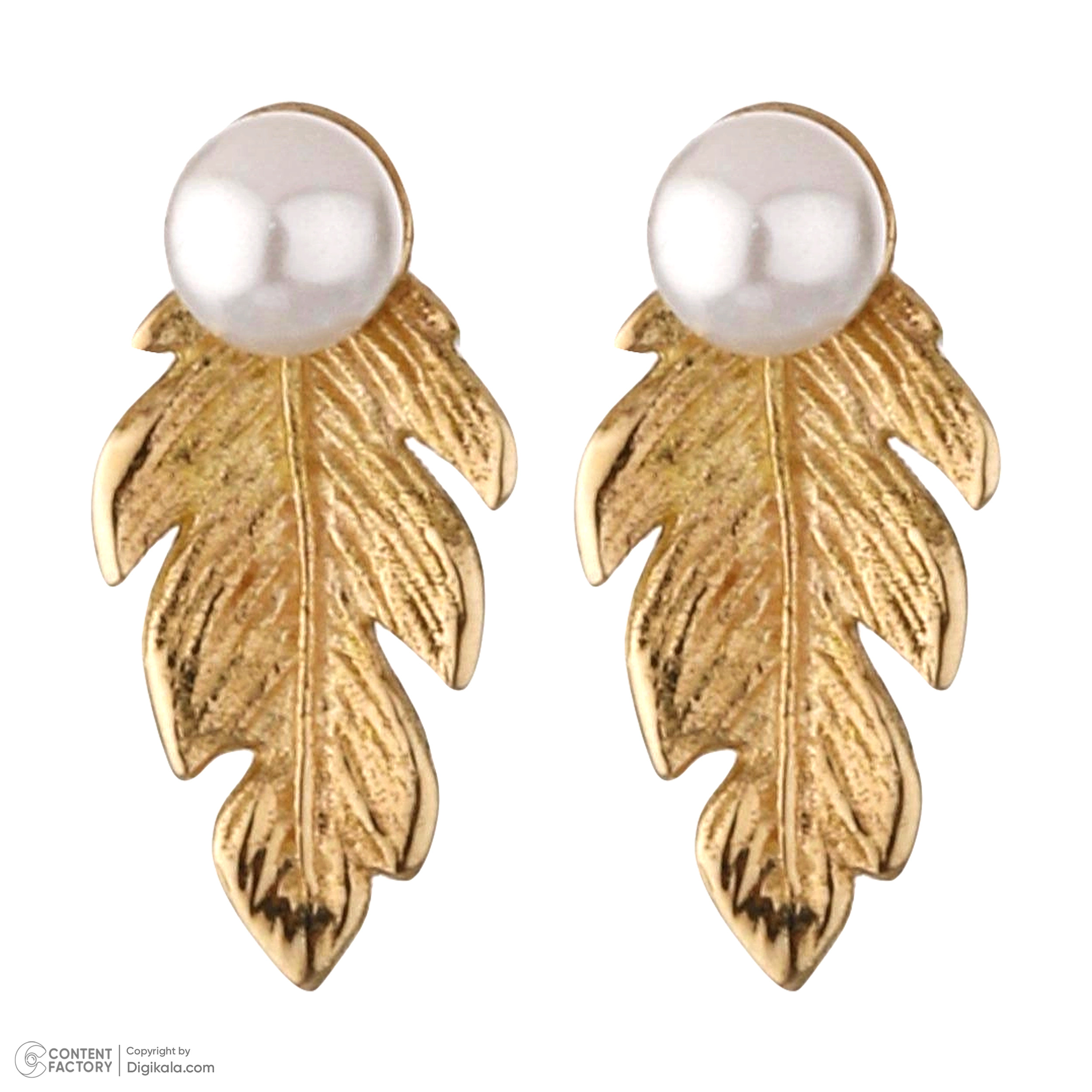 گوشواره طلا 18 عیار زنانه تاج مدل A290