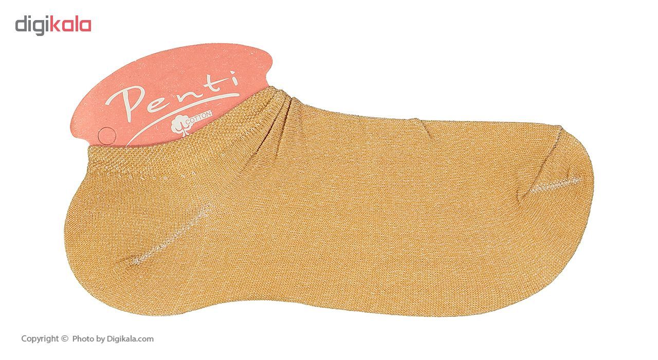 جوراب زنانه گل پوش مدل Mul14 بسته 12 عددی -  - 17