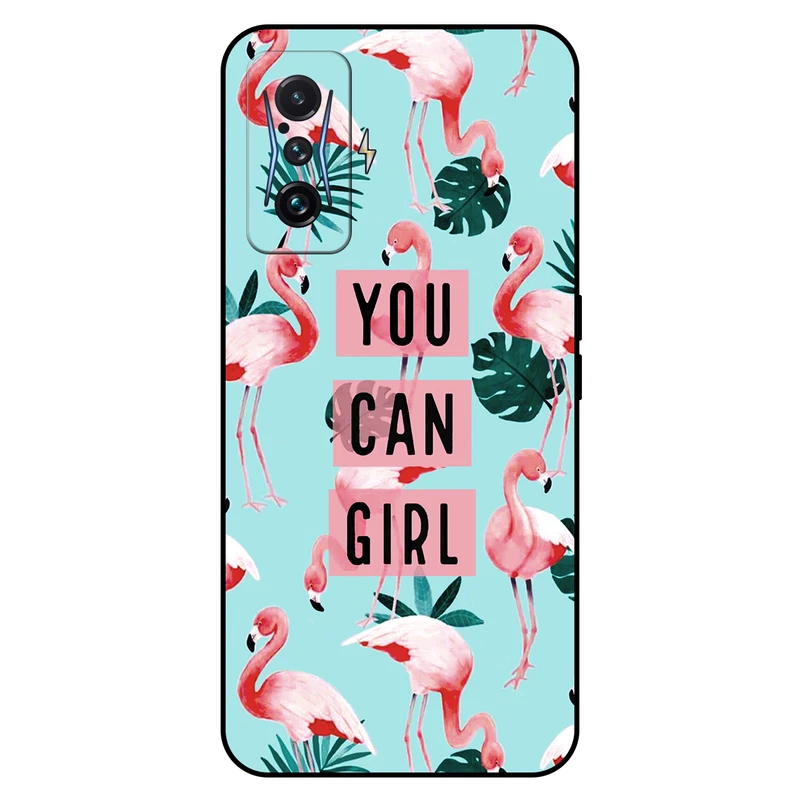 کاور مگافون طرح فلامینگو مدل 8032 مناسب برای گوشی موبایل شیائومی Poco F4 GT 