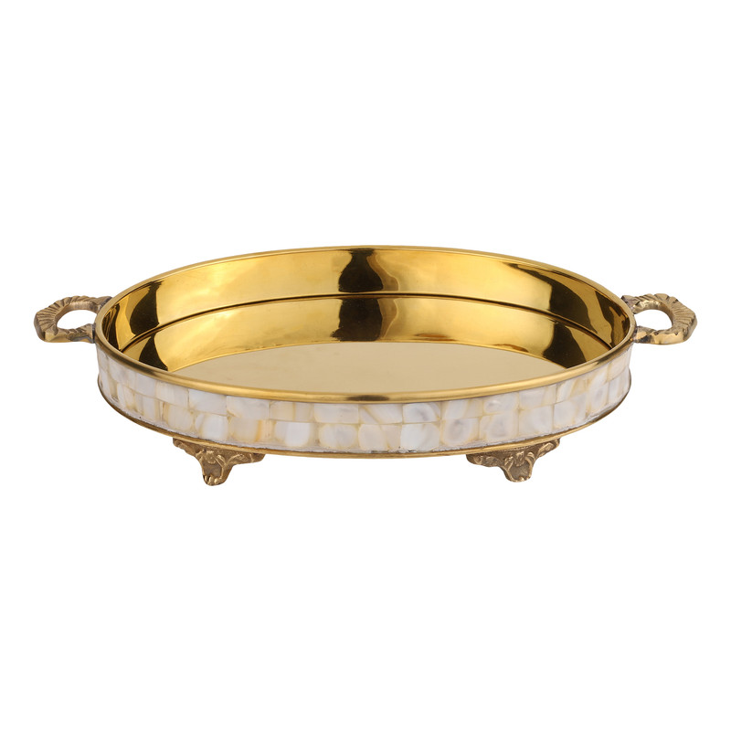 شیرینی خوری برنجی مدل BR-545-B
