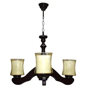  لوستر سه شعله چشمه نور کد G712/3-BR