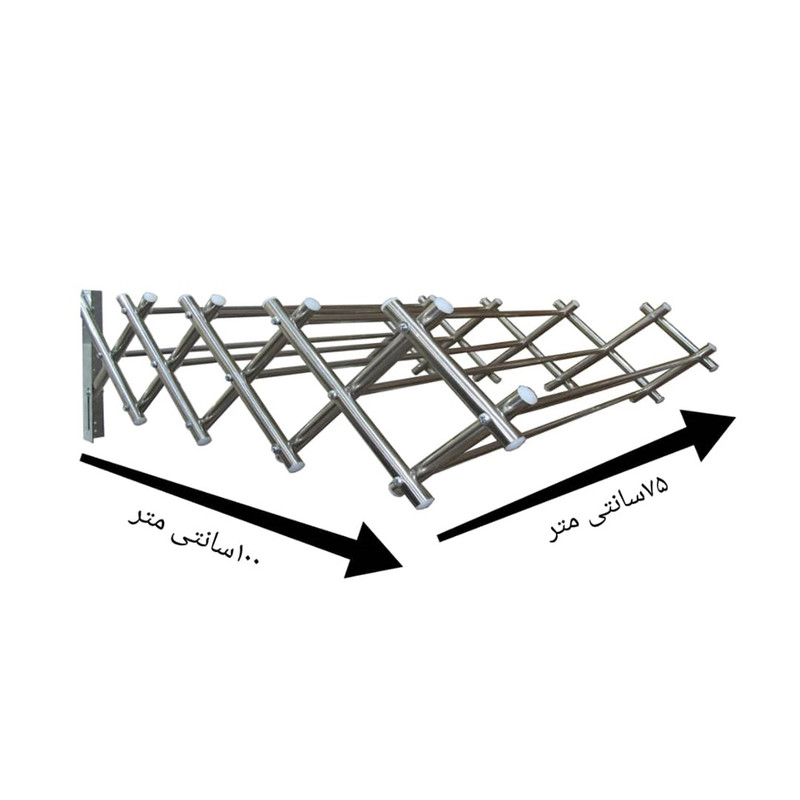 بند رخت دیواری مدل 103