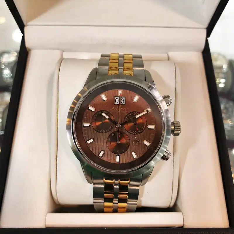 ساعت مچی عقربهای مردانه آتلانتیک مدل AC_73465_43_81R