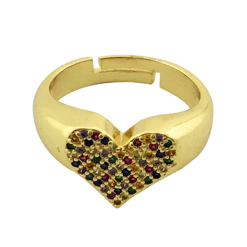انگشتر دخترانه مدل قلب
