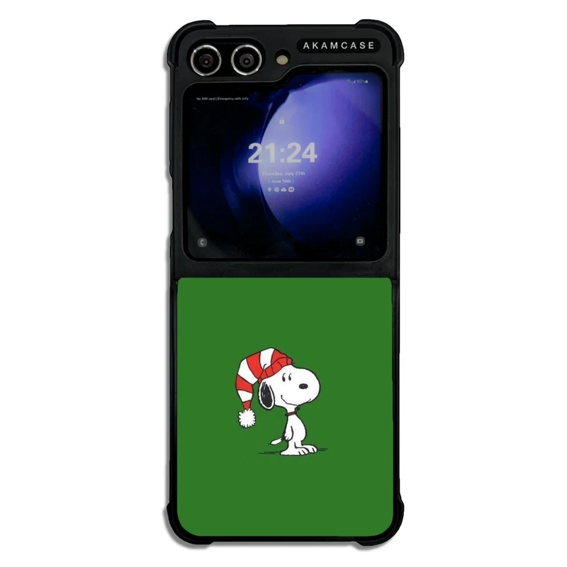 کاور آکام مدل AMCWSGZFLIP5-SNOOPY4 مناسب برای گوشی موبایل سامسونگ Galaxy Z Flip 5