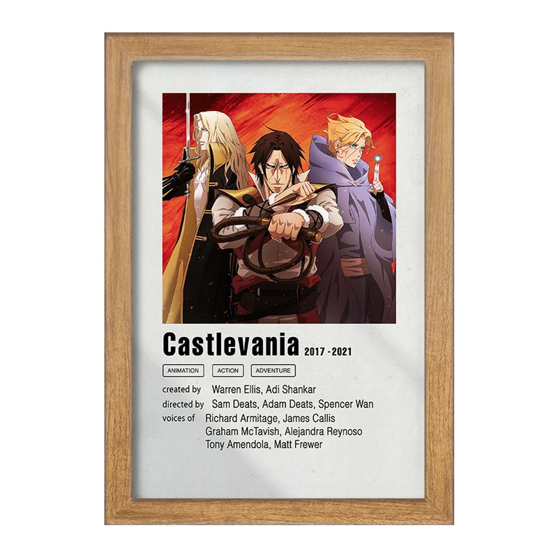 تابلو خندالو مدل انیمه کسلوانیا (Castlevania) کد F11262