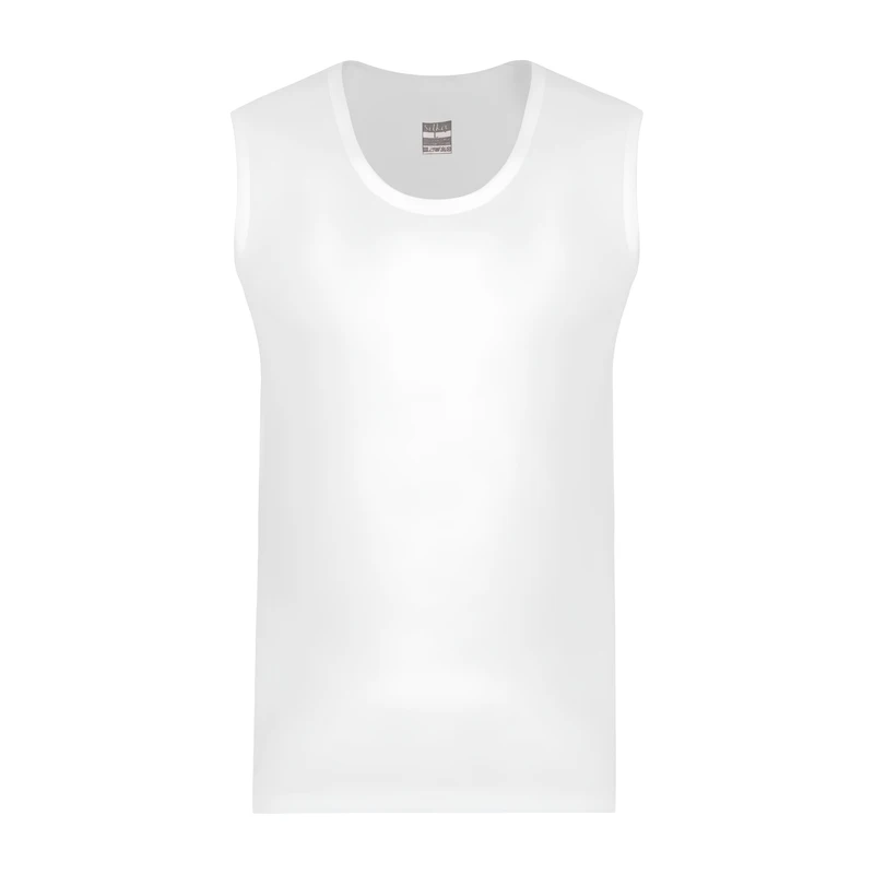 زیرپوش بدون آستین یقه گرد مردانه سیلکا مدل حلقه ای