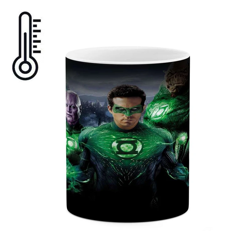 ماگ حرارتی کاکتی مدل Green Lantern کد mgh11796