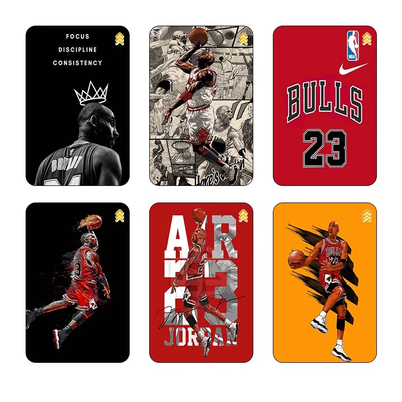 استيکر کارت کارنيکا طرح جردن کد 89109 مجموعه 6 عددی