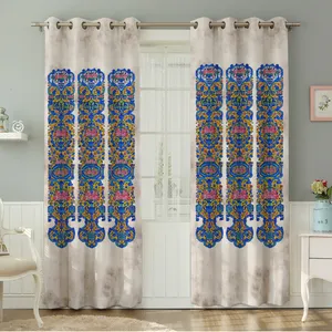 پرده نیروانا طرح مدرن  مدل هازان کد 9048 سایز 140×280 سانتی متر