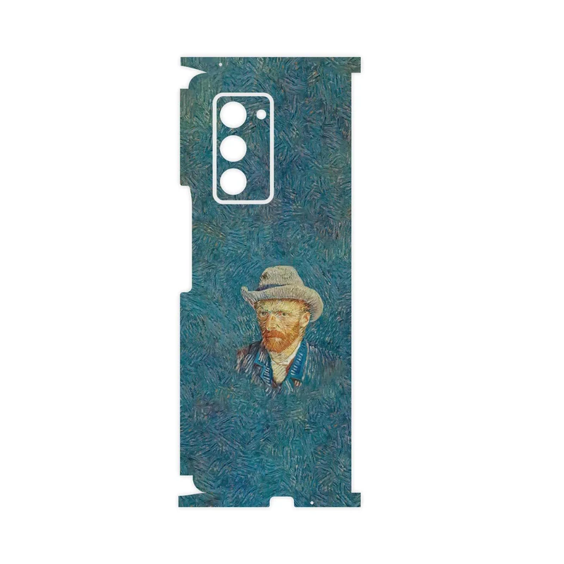 برچسب پوششی ماهوت مدل Self portrait with a gray felt hat-FullSkin مناسب برای گوشی موبایل سامسونگ Galaxy Z FOLD 2