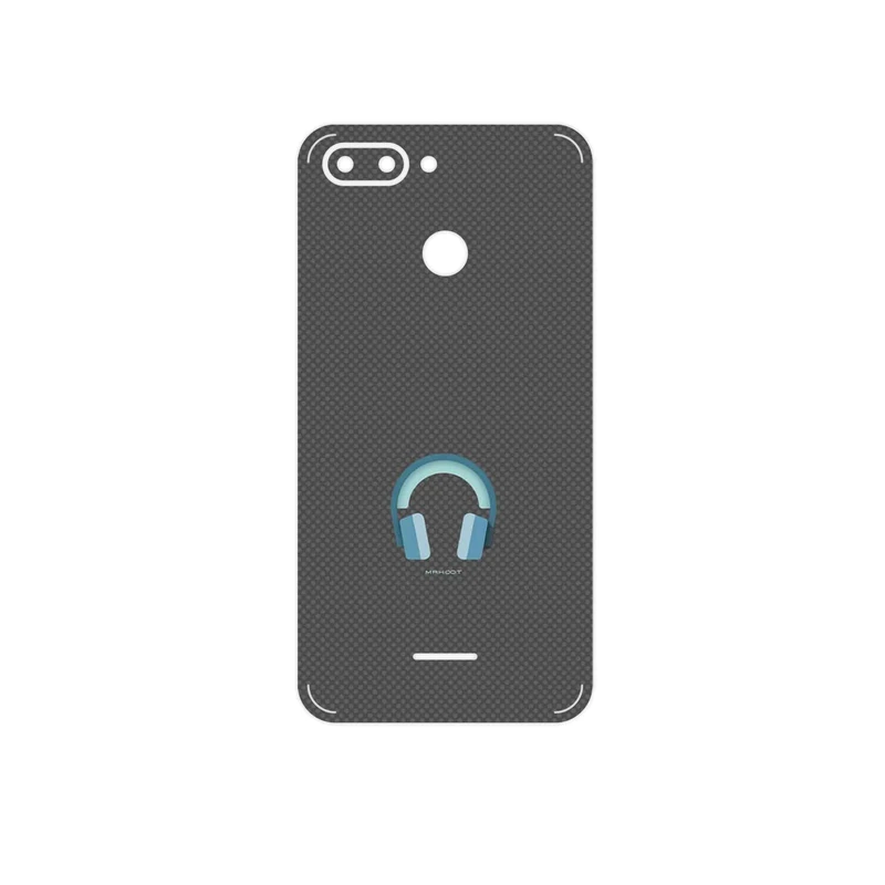برچسب پوششی ماهوت مدل Minimal Headphone Icon مناسب برای گوشی موبایل شیائومی Redmi 6