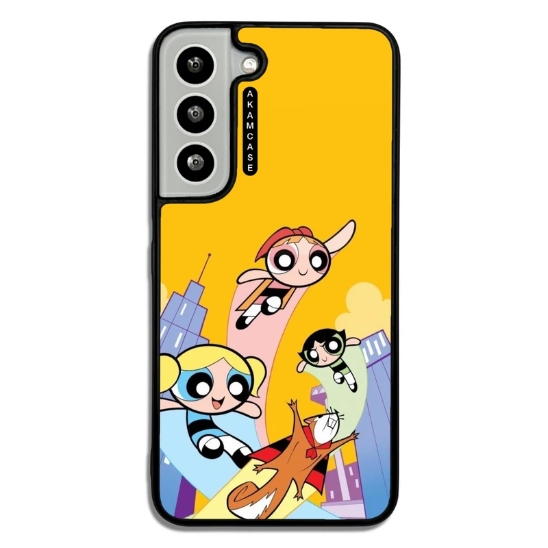 کاور آکام مدل AMCWSGS22-POWER PUFF GIRLS7  مناسب برای گوشی موبایل سامسونگ Galaxy S22