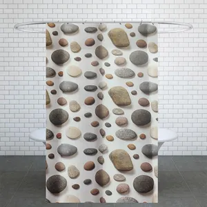 پرده حمام کد PH249 سایز 180x200 سانتی متر