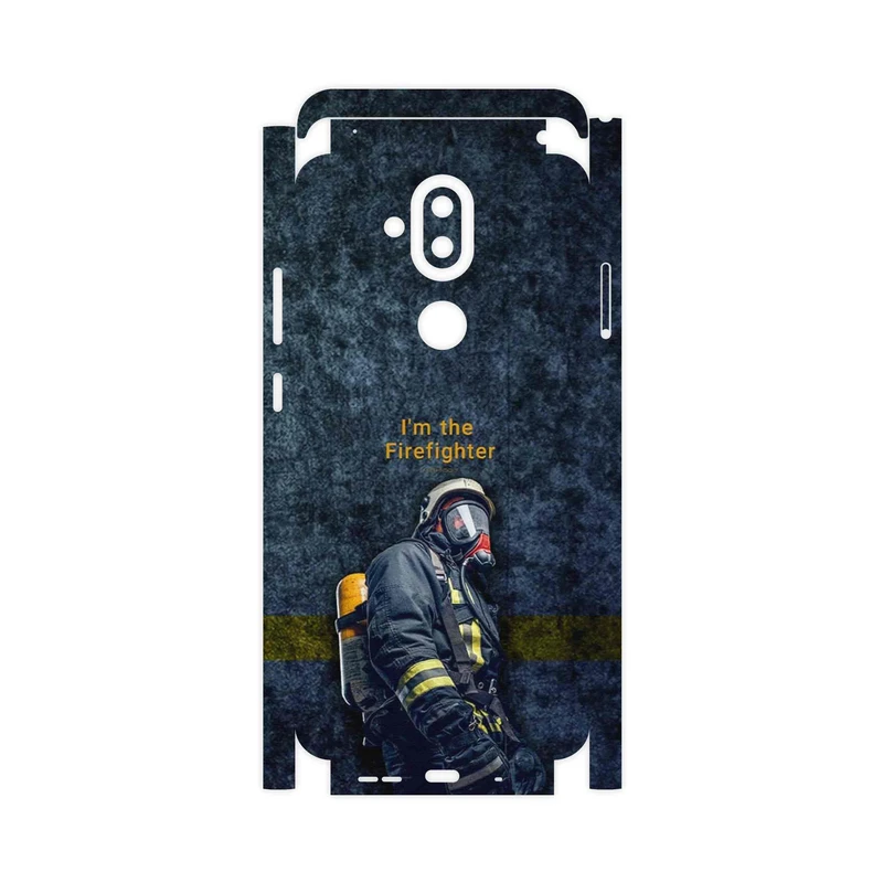 برچسب پوششی ماهوت مدل Firefighter-FullSkin مناسب برای گوشی موبایل نوکیا 8.1
