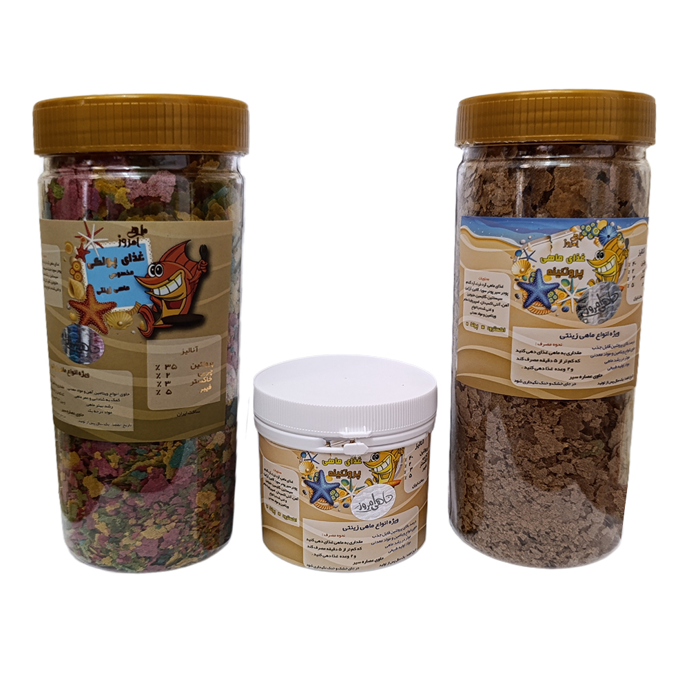 غذای آبزیان ماهی امروز مدل BT104 مجموعه 3 عددی