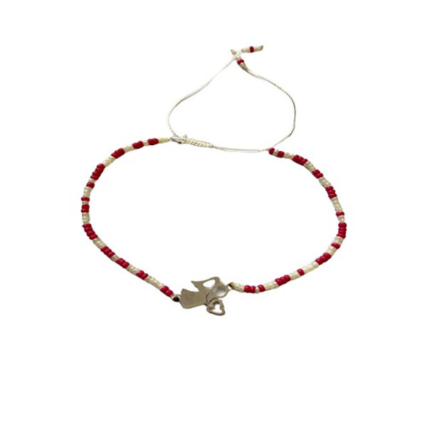 پابند نقره زنانه مدل فرشته