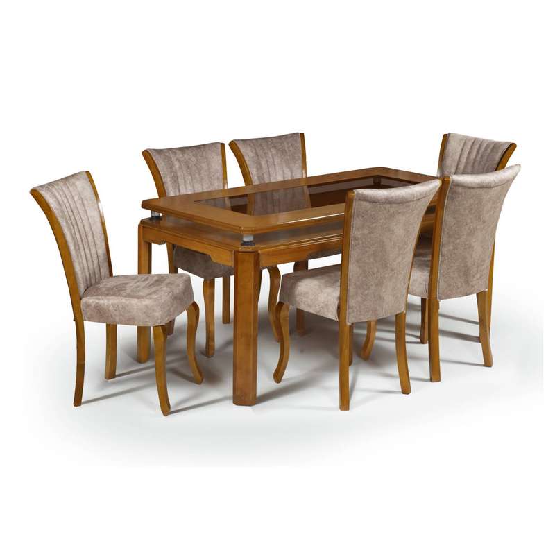 میز و صندلی ناهارخوری 6 نفره مدل استاین کد 7452