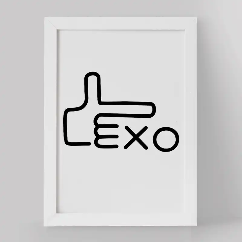 تابلو خندالو مدل گروه اکسو EXO کد 16805