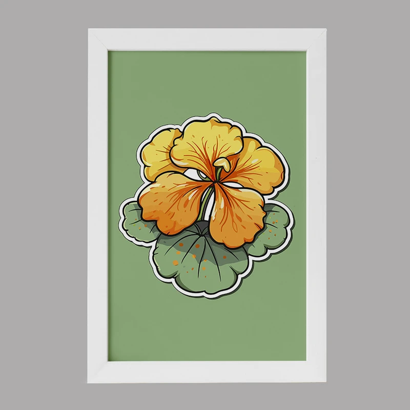 تابلو خندالو مدل گل و گیاه کد 36596