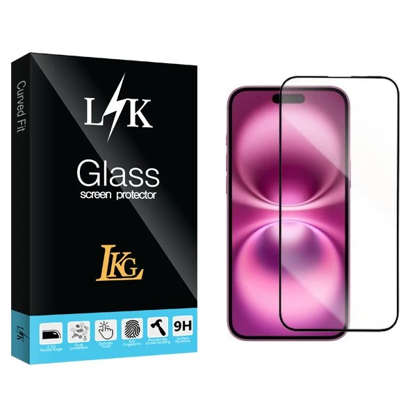 محافظ صفحه نمایش ال کا جی مدل LKKnewpkg مناسب برای گوشی موبایل اپل iPhone 16 plus