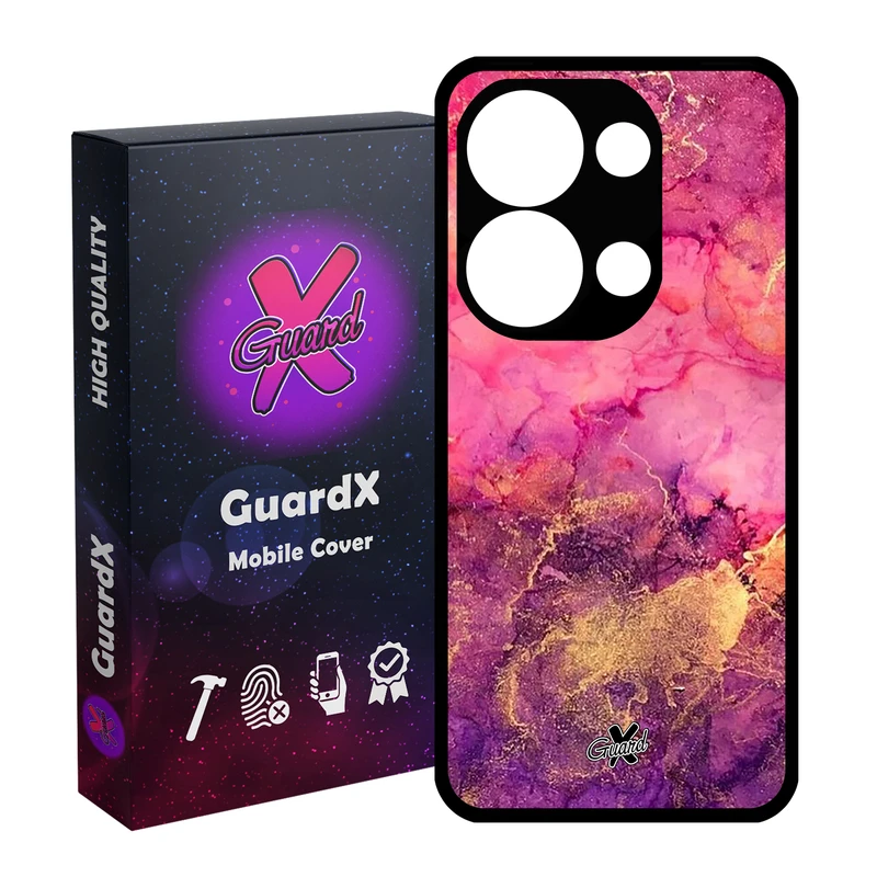 کاور گارد ایکس طرح ماربل مناسب برای گوشی موبایل شیائومی Redmi Note 13 Pro 4G / Poco M6 Pro 4G