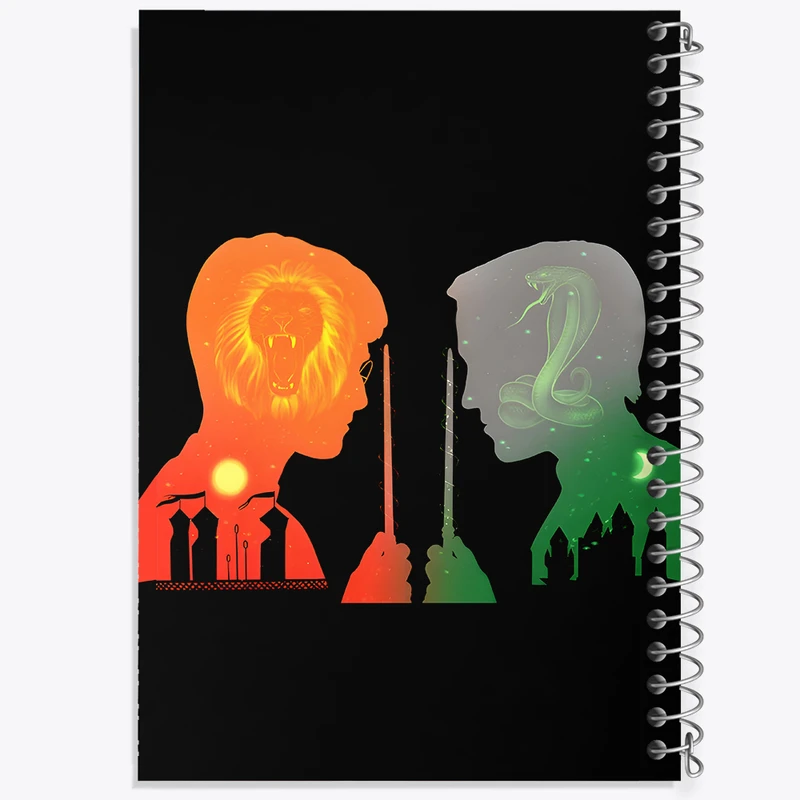 دفتر شطرنجی 50 برگ خندالو طرح هری پاتر (Harry Potter) کد F6006