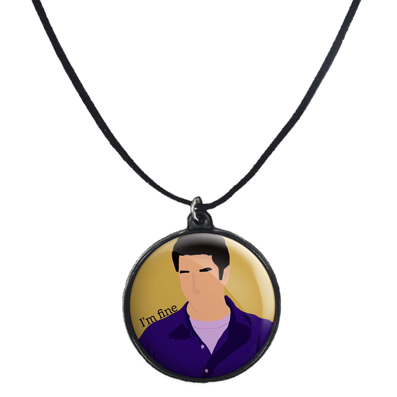 گردنبند پرمانه طرح فرندز کد pmb.18789 مدل دو طرفه