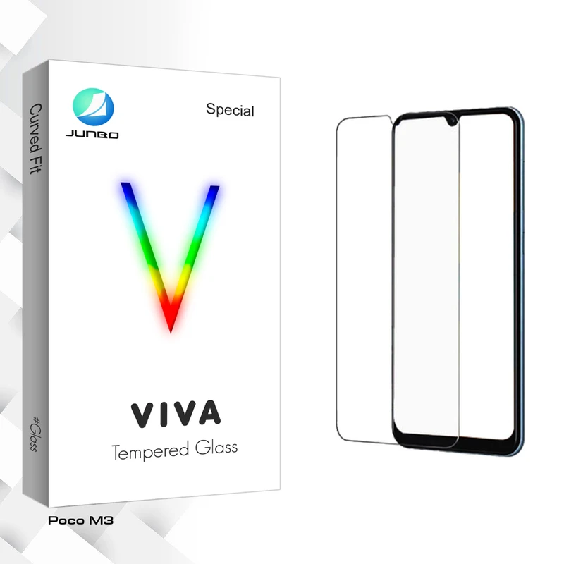 محافظ صفحه نمایش شیشه ای جانبو مدل Viva Glass مناسب برای گوشی موبایل شیائومی Poco M3 عکس شماره 2