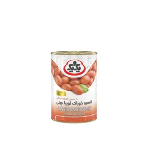 کنسرو لوبیا چیتی در سس گوجه فرنگی یک و یک - 430 گرم