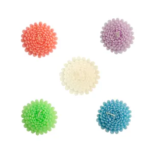 شمع شناور مدل گل داوودی کد N3 بسته 5 عددی