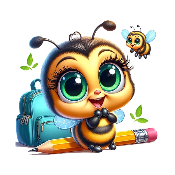 استیکر پارچه و لباس پاد آفرین طرح زنبور کد 760