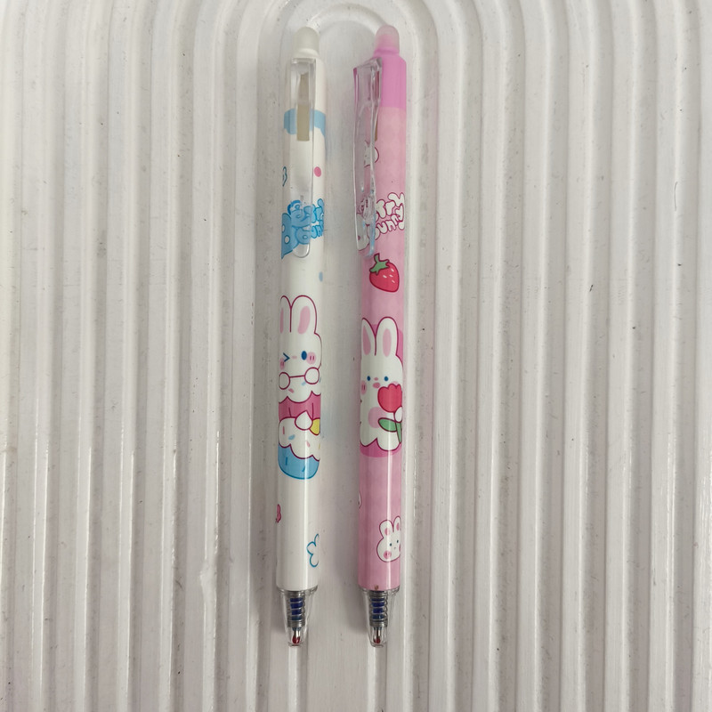 خودکار مدل پاک کن دار طرح خرگوش  مجموعه 2 عددی