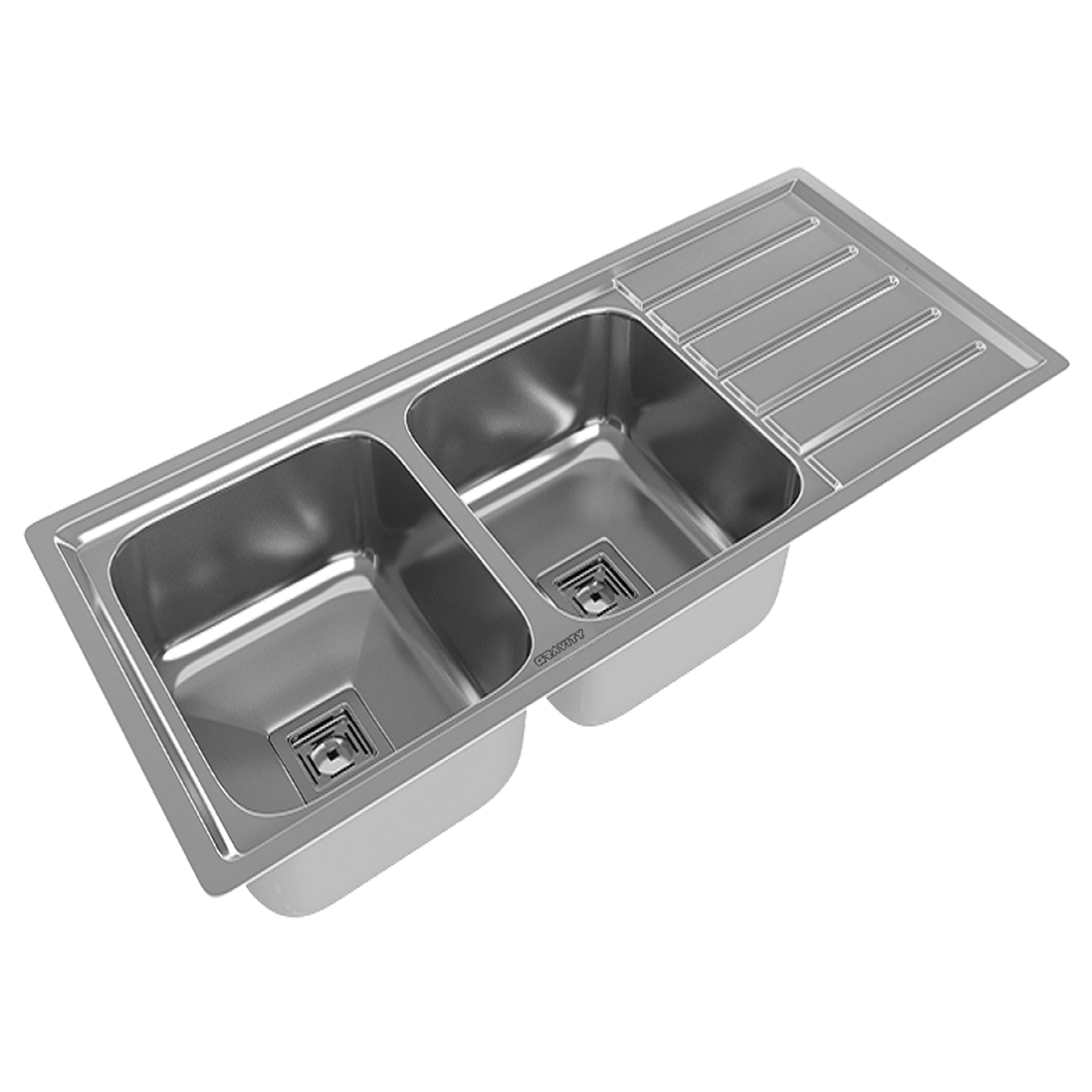 سینک
ظرفشویی استیل گرویتی مدل GS701 توکار