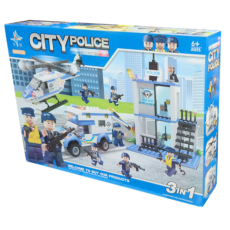 ساختنی  395 تکه مدل ال ایکس سری City Police کد 337