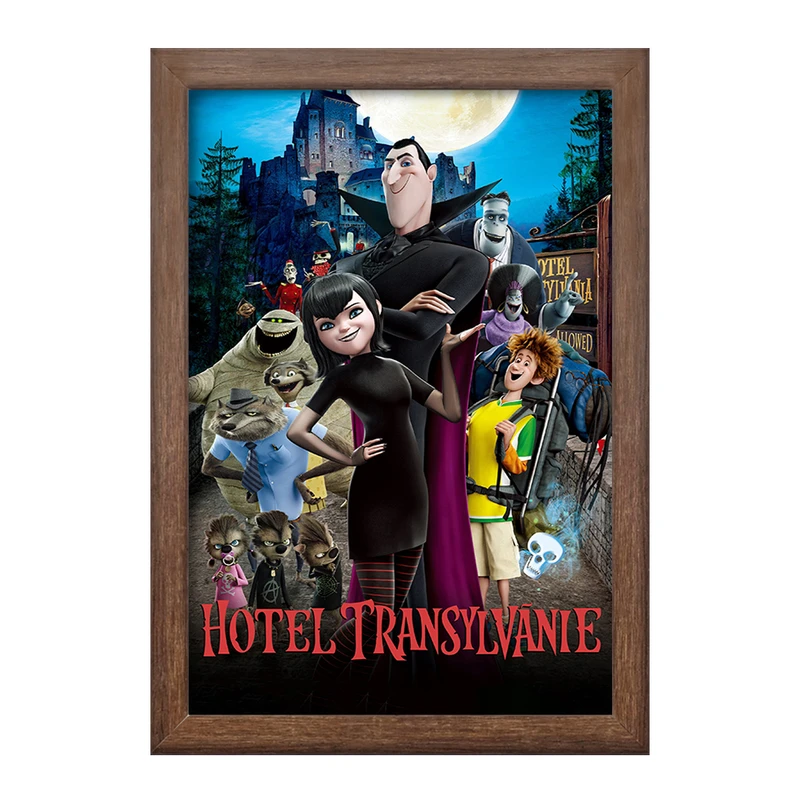تابلو خندالو طرح هتل ترانسیلوانیا Hotel Transylvania  کد 3756