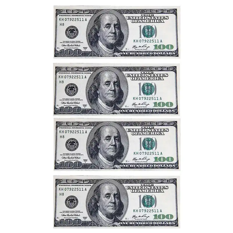 اسکناس تزیینی طرح دلار مدل AB05 بسته 400 عددی