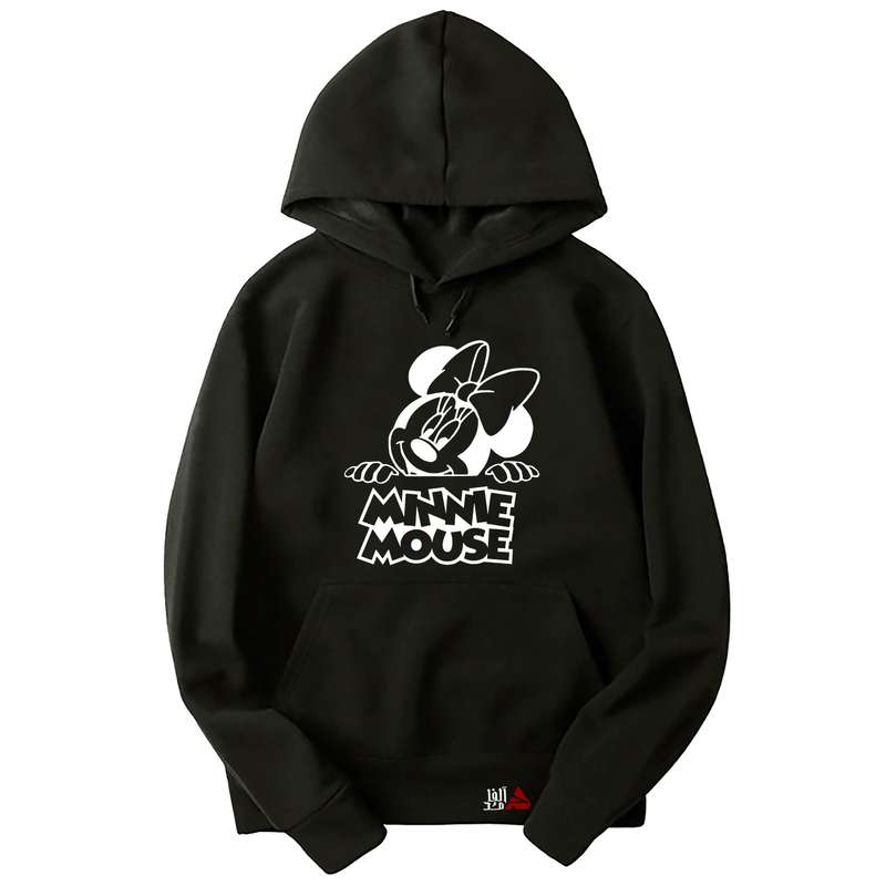 هودی دخترانه مدل  مینی موس کد T20 رنگ نوک مدادی