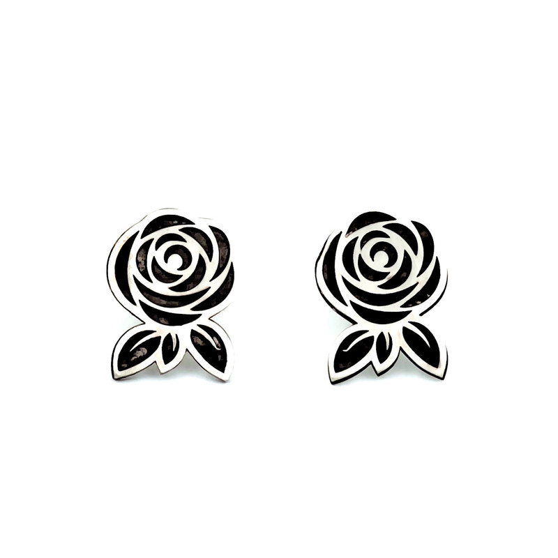 گوشواره نقره زنانه طرح گل گوشواره نقره زنانه طرح گل