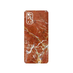 MAHOOT Red Marble Cover Sticker for Realme 7 Pro