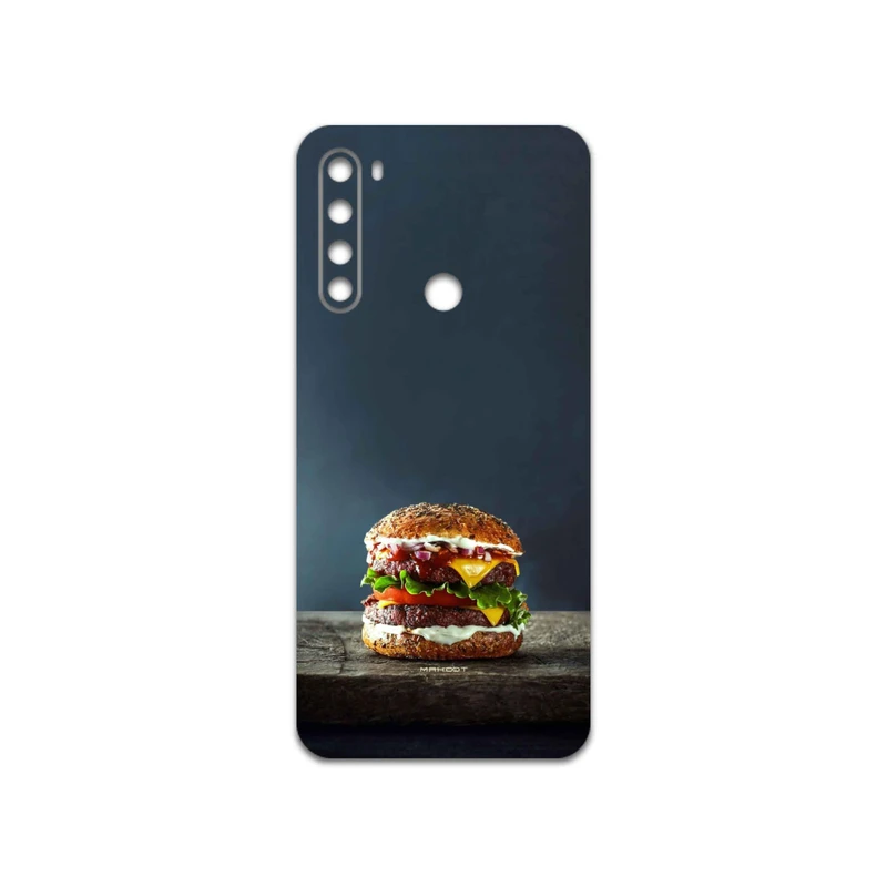 برچسب پوششی ماهوت مدل Hamburger مناسب برای گوشی موبایل شیائومی Redmi Note 8 2021