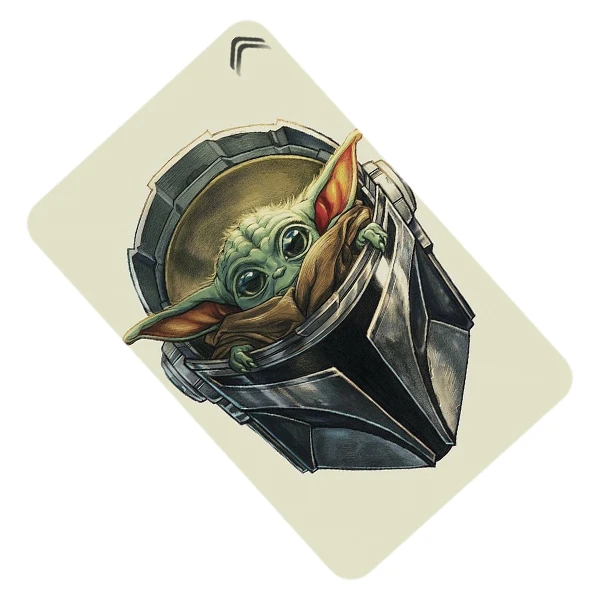 استیکر کارت طرح بیبی یودا Baby Yoda مدل CAC884-K-G1-195